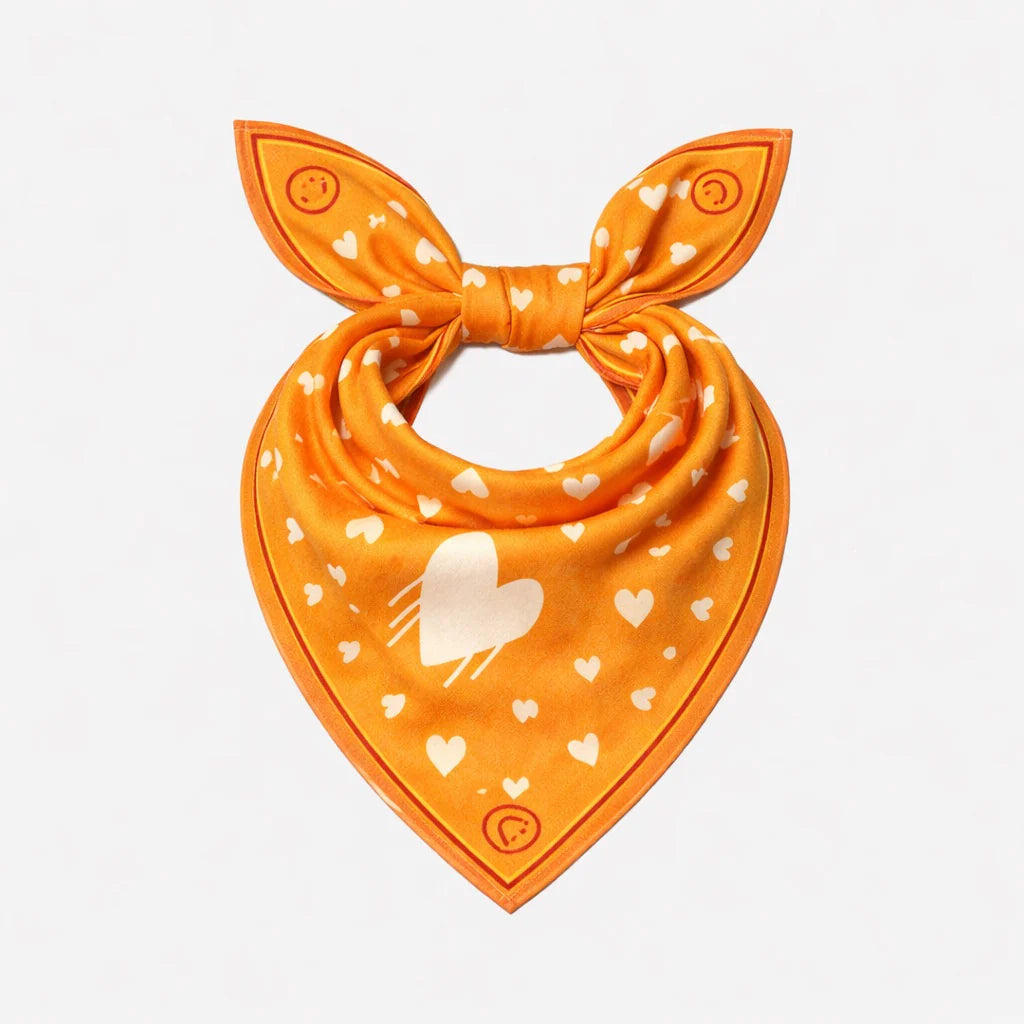 DRIPPY HEART BANDANA