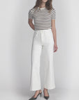 THE SEAMED WIDE TROUSER CROP