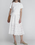 SOLSTICE EYELET SKIRT