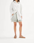 Nata Canvas Short by Rabens Saloner, front view