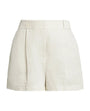 LINEN PLEATED SHORT